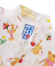 MIKI HOUSE HOT BISCUITS 【ミキハウス】【80-120cm】ミキハウスベア 甚平スーツ