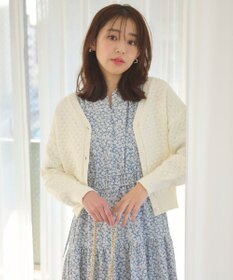 Feroux 【洗える】ポコポコ カーディガン