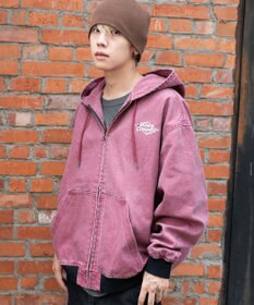 WEGO 【ユニセックス着用ITEM/MLサイズ展開】ワーカーズフードブルゾン