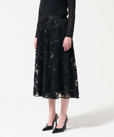 GRACE CONTINENTAL サテンコードスカート