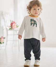 J.PRESS KIDS 【BOX付き】【80-90㎝】スムース 天竺カーディガン&長袖Tシャツ&パンツ セット