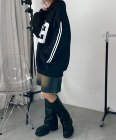 WEGO サイドラインナンバリングパーカー