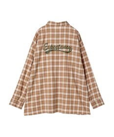 Green Parks ＥＧＯＩＳＴ　チェックロゴシャツチュニック