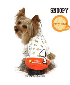 PET PARADISE スヌーピー  ペティヒート  Tシャツ 長袖《ウッドストック》 小型犬