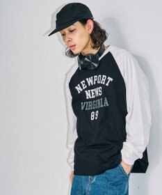 WEGO 【ユニセックス着用ITEM】ラグラングラフィックBIGロンT