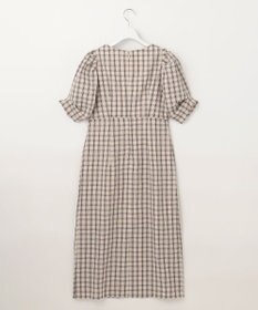 Feroux 【洗える】サッカーチェック ワンピース