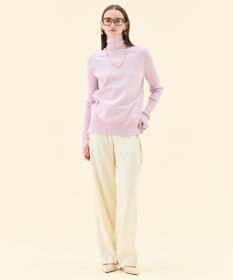 BEIGE， 【洗える】WILLOW / サムホールハイネックニット