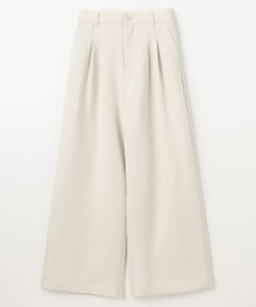 ANY 【洗濯機可/ウエストゴム】ウーリッシュ２タックワイドパンツ