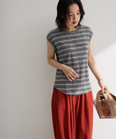 Green Parks マルチボーダーフレンチプルオーバー