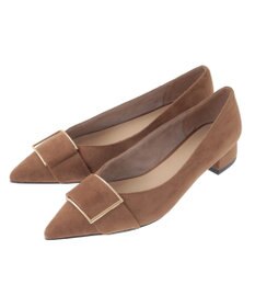 YECCA VECCA バックルローヒールパンプス