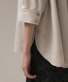 GRACE CONTINENTAL ツイルハーフスリーブシャツ