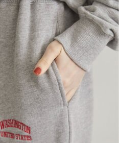 WEGO 【ANGIE VINTAGE】ワンポイント刺繍 裏毛 スウェットパンツ