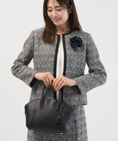 J.PRESS LADIES 【2way】arch ボストン バッグ ブラック系