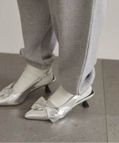 WEGO 【ANGIE VINTAGE】ワンポイント刺繍 裏毛 スウェットパンツ