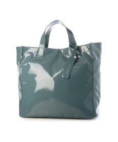 UNBILLION カシュカシュ cachecache / ソフトエナメルスクエア手提げトート