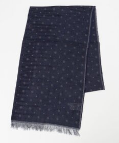 JOSEPH ABBOUD 【イタリア製】クレストドットジャガード ストール