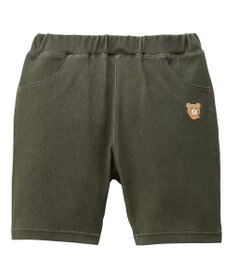 MIKI HOUSE HOT BISCUITS 【80-120cm】【Everyday Series】ワンポイント ストレッチ6分丈パンツ