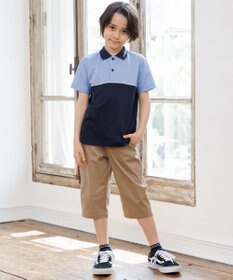 J.PRESS KIDS 【100-130cm】 ブロッキングポロシャツ