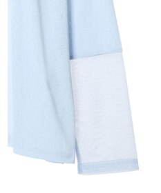 Green Parks 袖チュールドッキングプルオーバー