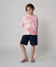 OP／FILA 【RUSTY】ニコちゃん×タイダイ柄半袖Tシャツ