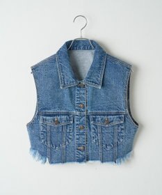 WEGO デニムショートベスト