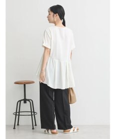 earth music&ecology 異素材チュニックカットソー