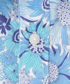 23区GOLF 【MEN】【UVケア/吸水速乾】スプリングフラワー柄 半袖ポロシャツ