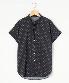 組曲 S 【セットアップ対応可】モノグラムプリント2WAYブラウス