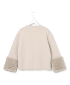 ICB ウールブレンドスムース デザインニット