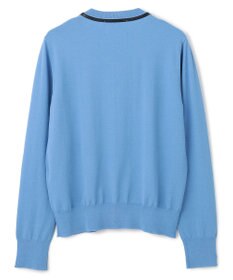 BEIGE， 【洗える】NADIA / レザーラインジップカーディガン