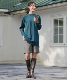 Tiaclasse 【安田美沙子さん着用・選べる2type・新色追加】ボタンニットチュニック