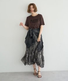 YECCA VECCA フロッキーロゴTee