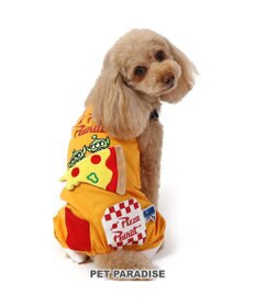 PET PARADISE ディズニー トイ・ストーリー  ピザプラネット柄  オーバーオール 【小型犬】