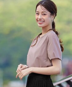 Tiaclasse 【UVケア・接触冷感】“あまラク” タックパフスリーブカットソートップス