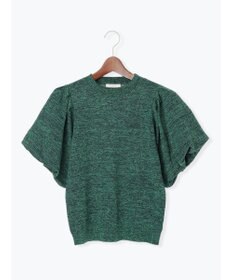 Te chichi バルーンスリーブメランジニット