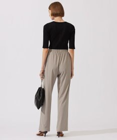 ICB 【接触冷感・UVカット・速乾・洗える】マットスキューバ セミワイドパンツ