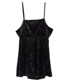 Green Parks ・ＥＬＥＮＣＡＲＥ　ＤＵＥクラッシュベロアキャミチュニック