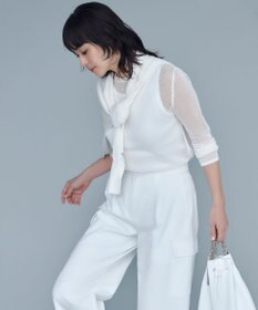 ICB 【洗える】 ドライメッシュ ニットトップス