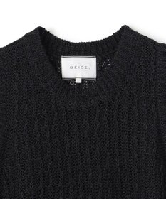 BEIGE， ATACAM / テープヤーン ノースリーブニット