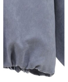 Green Parks ノーカラータックスウェード調ブルゾン