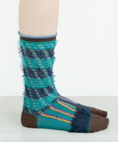 COQ ミケネコテイル リバーシブルファーソックス