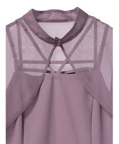 earth music&ecology ＳＥＴ２点シアーボレロ＋キャミワンピース