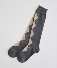 earth music&ecology アーガイルソックス