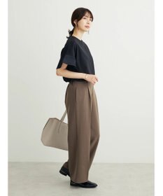 Green Parks きれいシルエットワイドパンツ