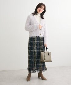 Green Parks ・Ｐｅｔｉｔ　Ｆｌｅｕｒ　シャギーニットカーディガン