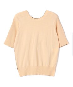 BEIGE， JULIE / コットンシルク 2WAY半袖ニット