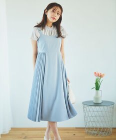 Feroux 【UVケア】スタンドネックフレンチスリーブ Tシャツ