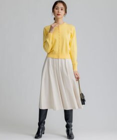 組曲 T/Rツイルストレッチ フレアスカート