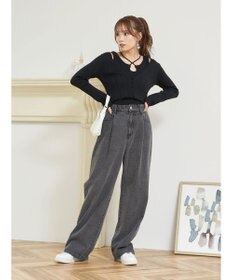 earth music&ecology ＳＥＴ２点ショートカーディガン＋レイヤードタンク