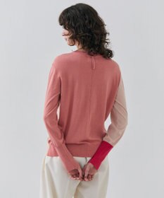 BEIGE， 【洗える】BURNET / カラーミックスクルーネックトップス